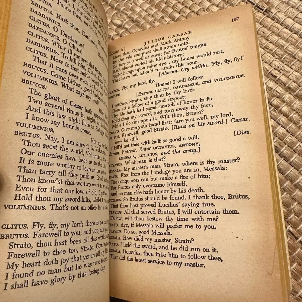 Four Great Tragedies by William Shakespeare Cardinal Edition Pocket Book 1953